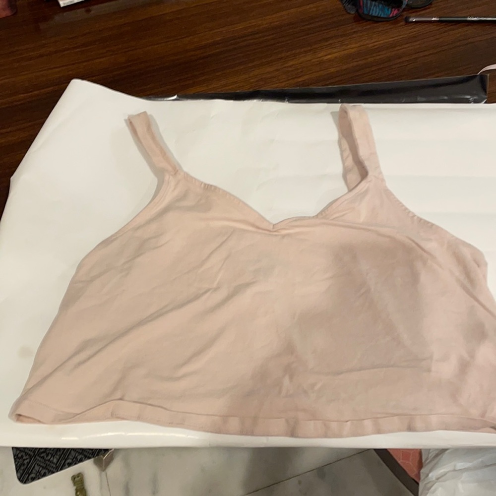 TORRID SIZE 2 ( PLUS SIZE) TAN CROP TOP